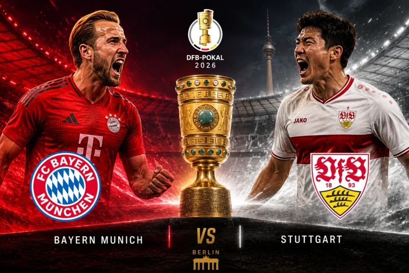 Bayern Munich vs Stuttgart di Final DFB Pokal 2026.webp